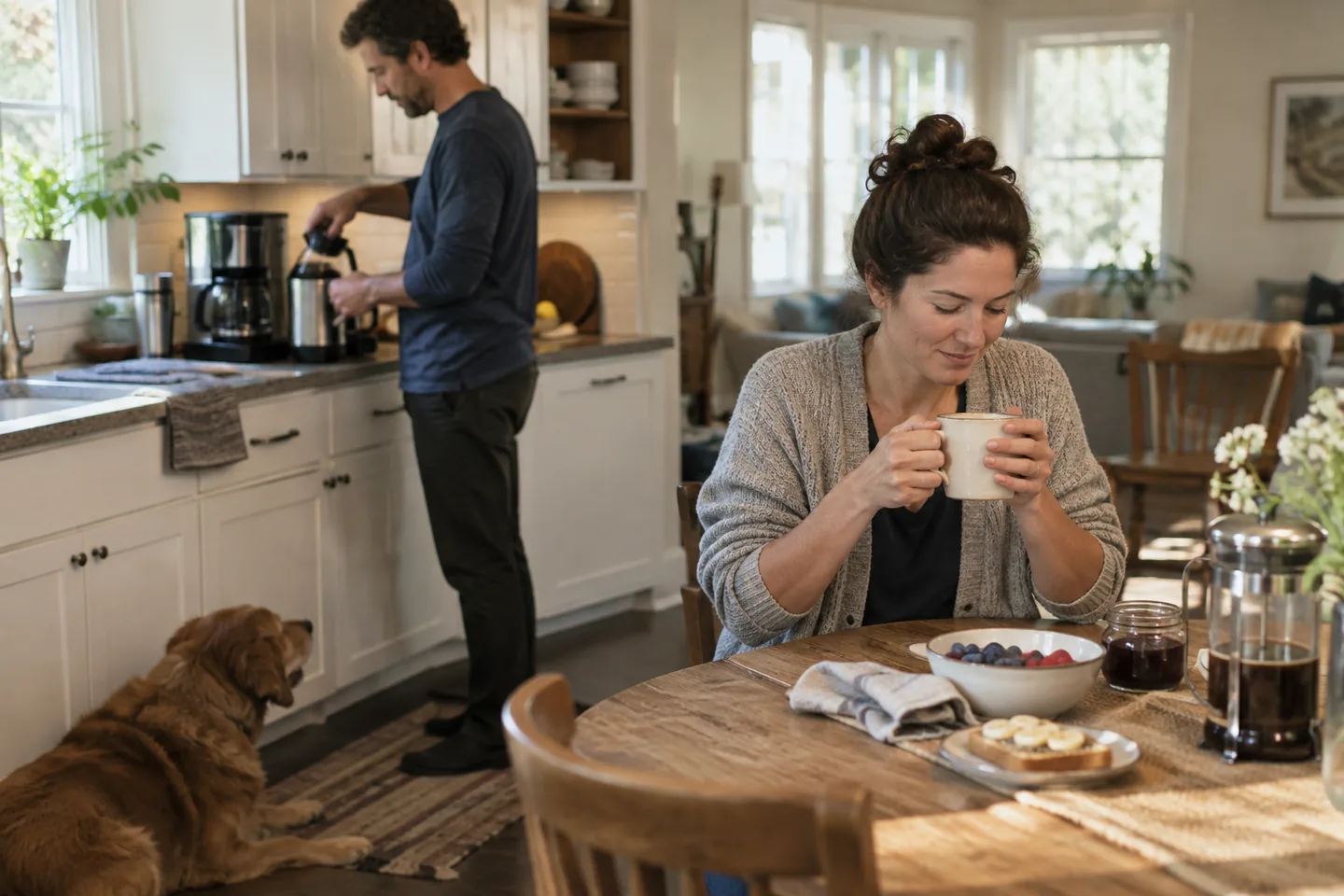 Lifestyle scene for Coffee Makers for Different Morning Routines